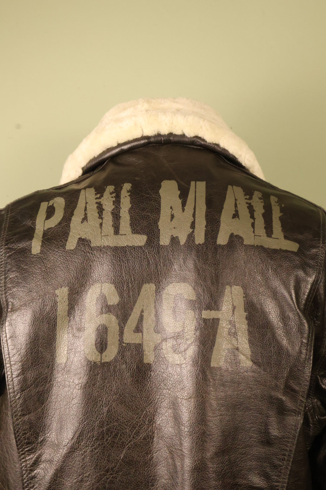 Pall Mall Vintage 90’s Black Leather Aviator Tom Cruise Jacket