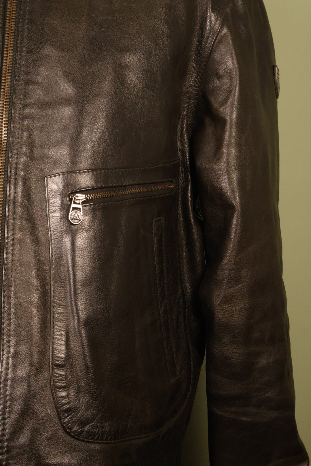 Pall Mall Vintage 90’s Black Leather Aviator Tom Cruise Jacket