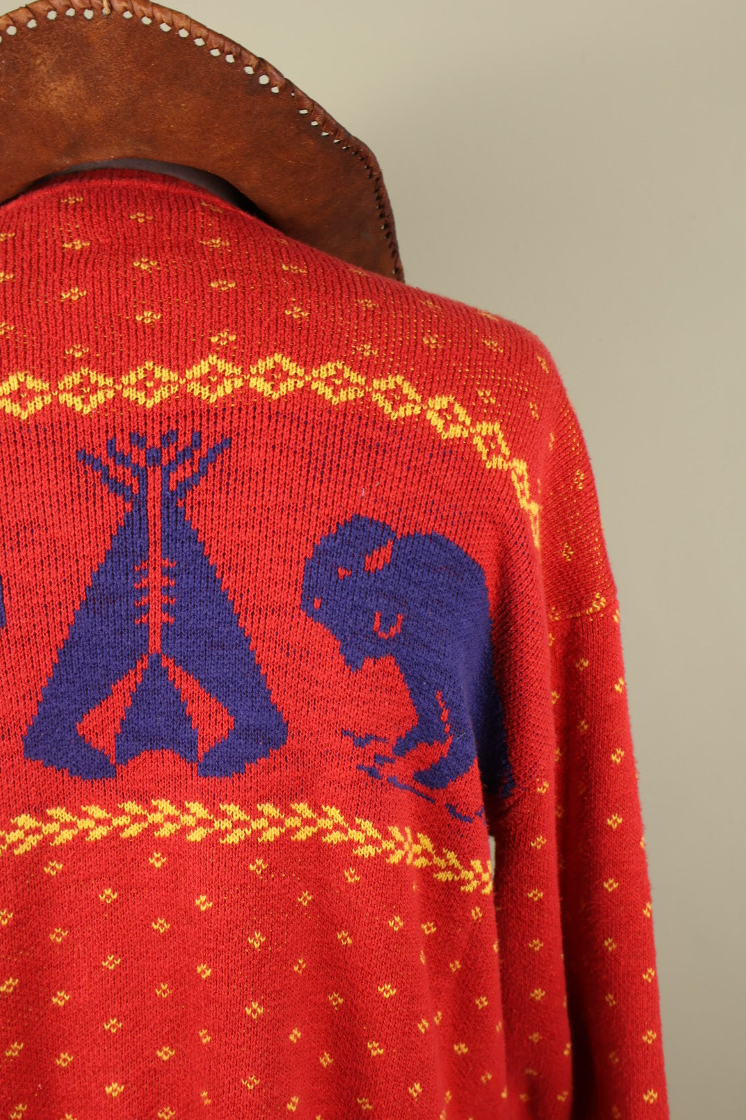 Ralph Lauren Vintage Aztec Style Long Sleeved Jumper