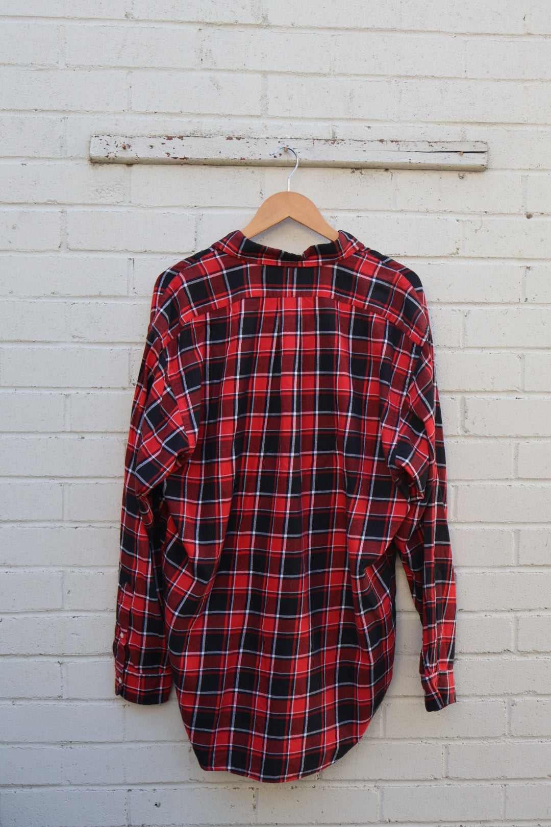 Ralph Lauren Red and Black Check Flannel Shirt