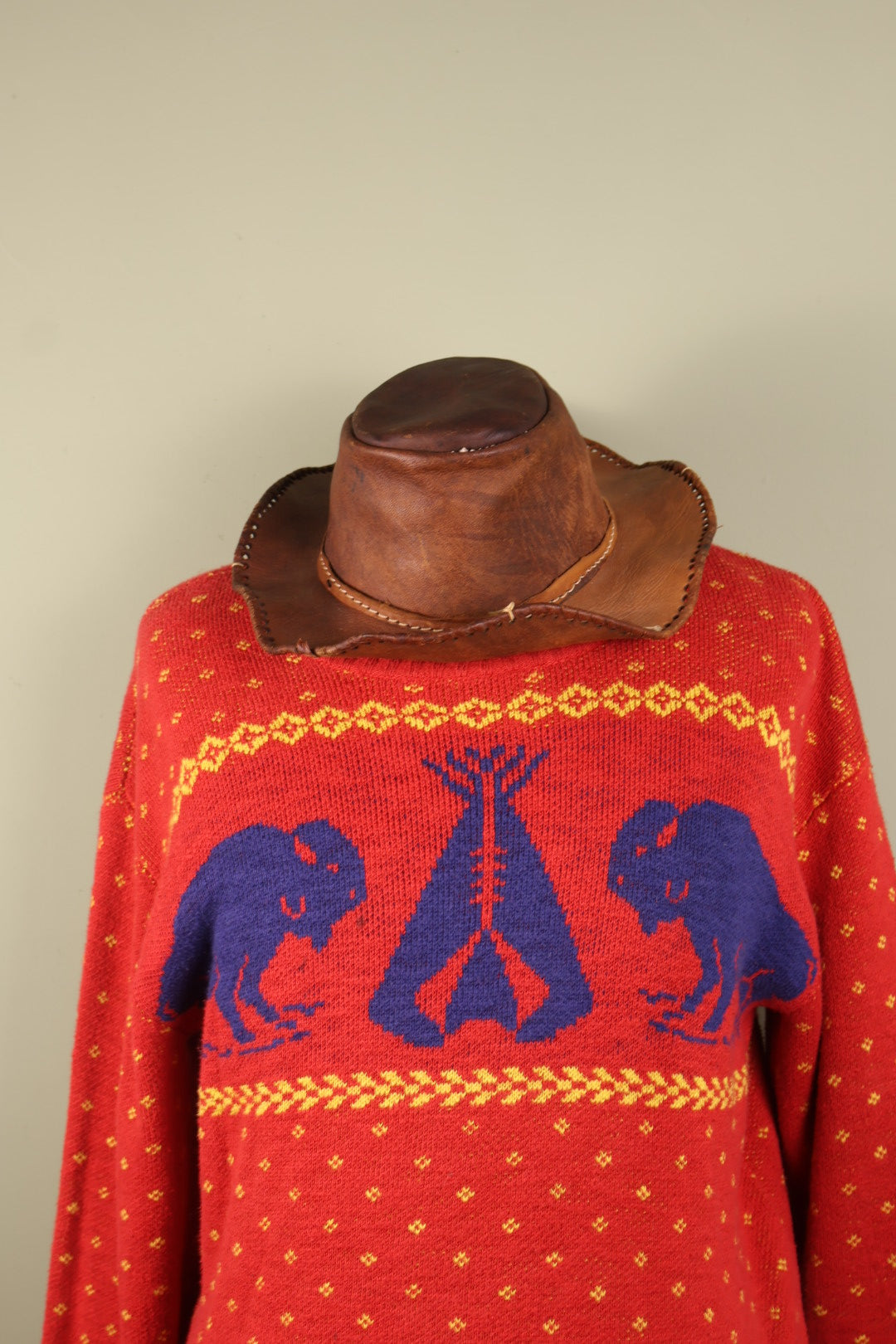 Ralph Lauren Vintage Aztec Style Long Sleeved Jumper