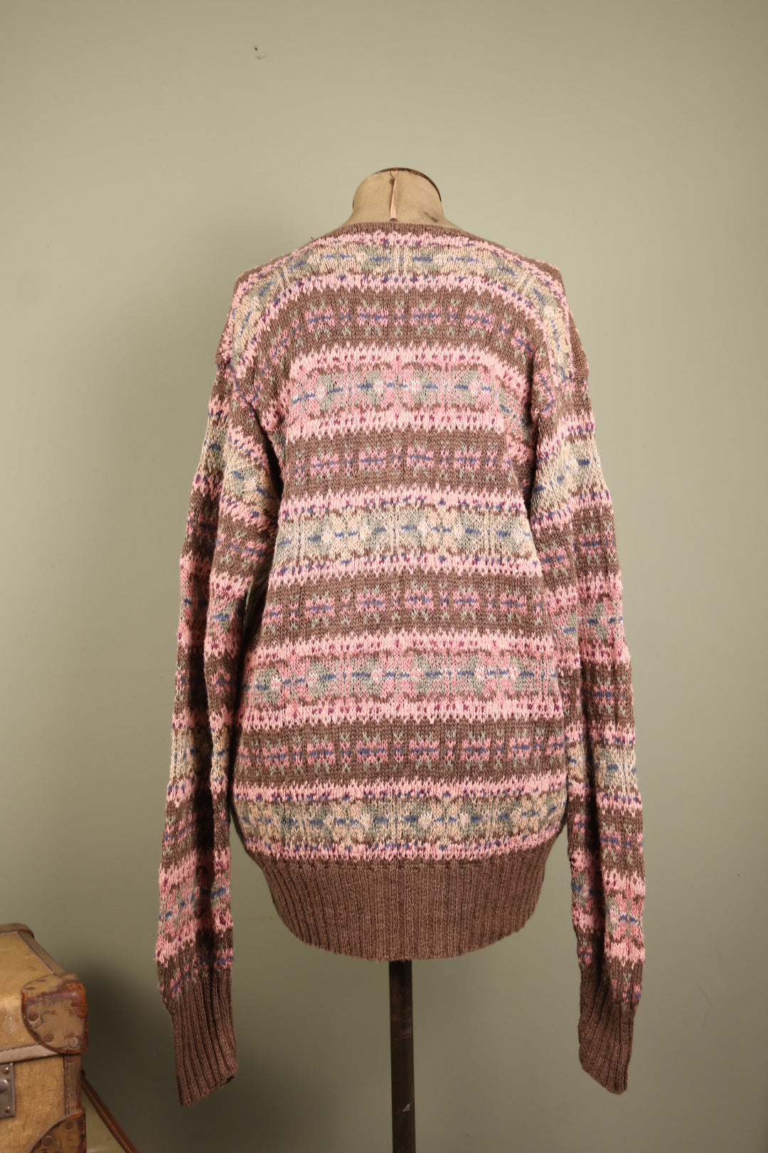 Ralph Lauren Vintage Fair Isle Hand Knit Jumper