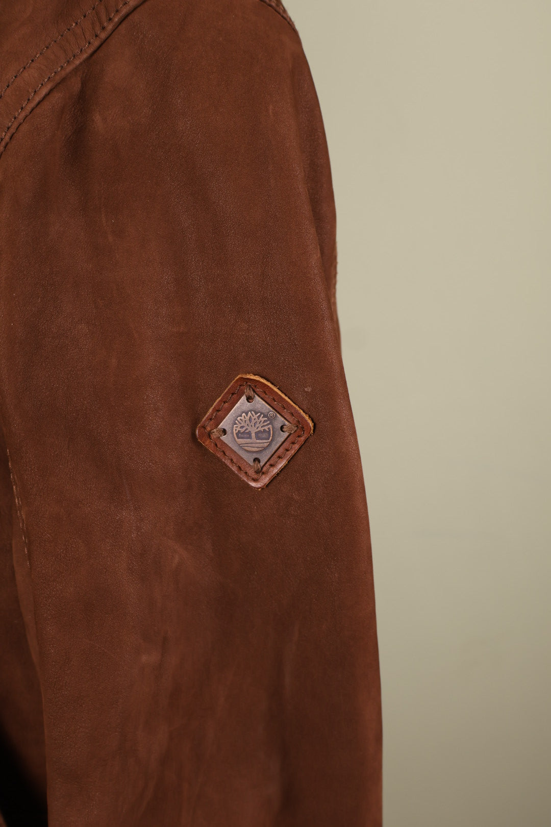 Timberland Vintage Brown Suede Leather Jacket Coat