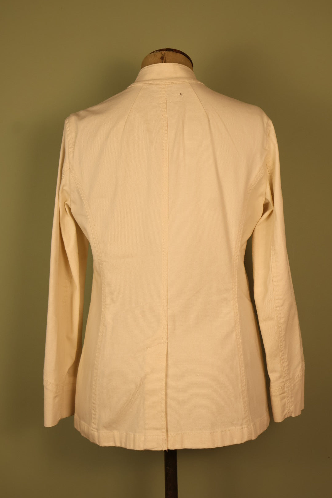 Polo Ralph Lauren White Military Utility Style Double Breasted Jacket