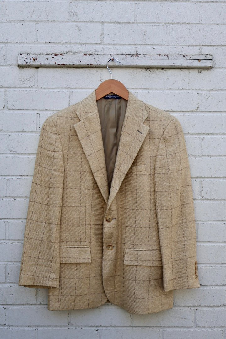 Ralph Lauren Vintage Tweed Silk and Linen Blazer