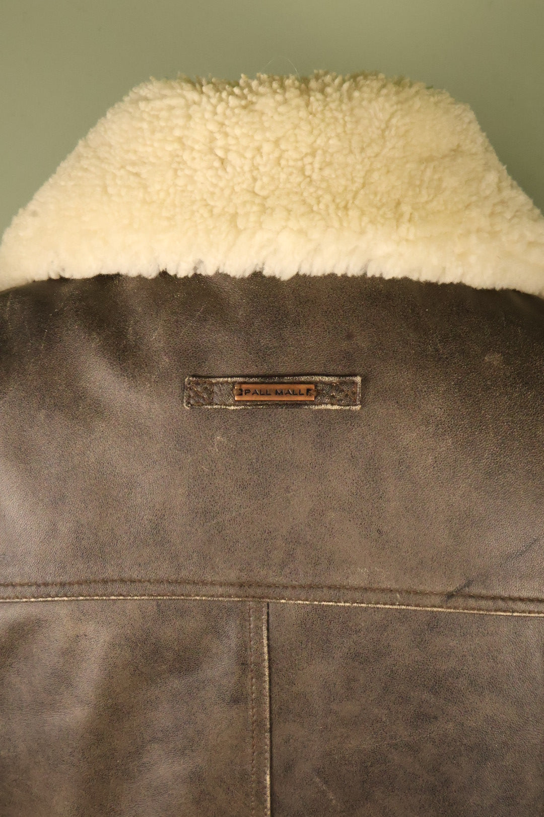 Pall Mall Vintage 90’s Dark Grey Lambskin Leather Jacket