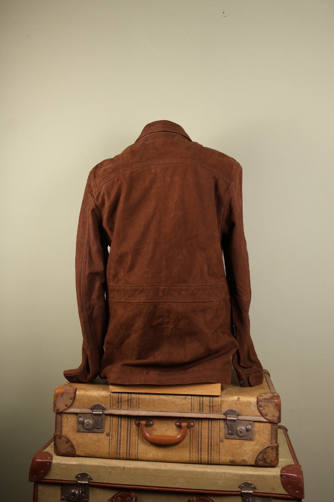 Timberland Vintage Brown Suede Leather Jacket Coat