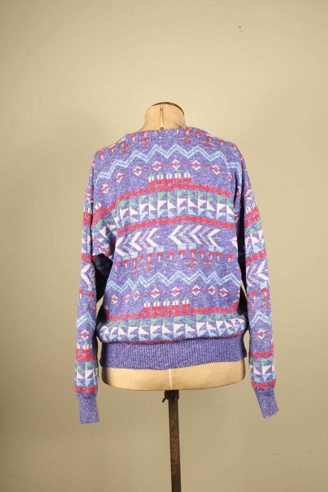 Vintage BluSport by Blumarine Aztec Knit Cardigan