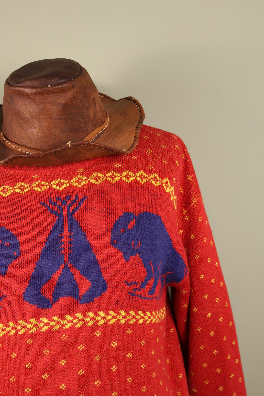 Ralph Lauren Vintage Aztec Style Long Sleeved Jumper