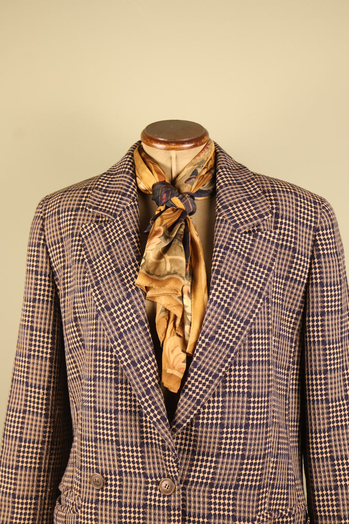 Karl Lagerfeld Vintage 90’s Check Blazer