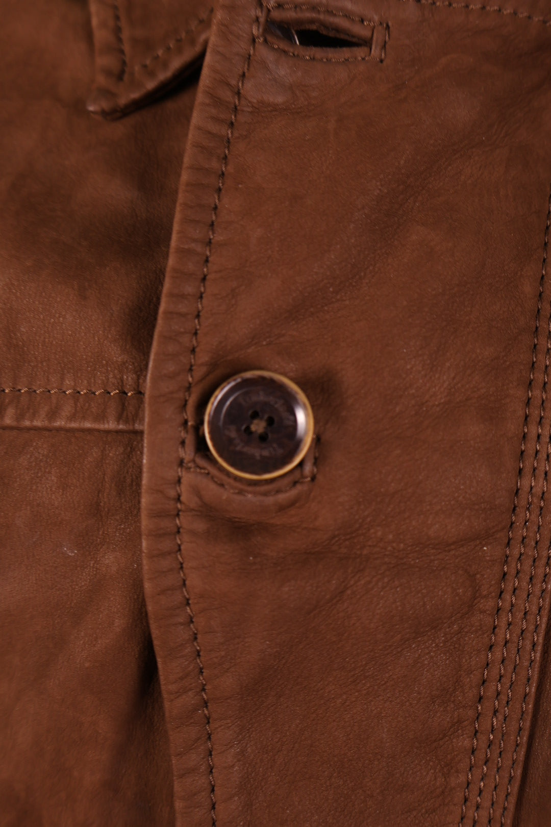 Timberland Vintage Brown Suede Leather Jacket Coat