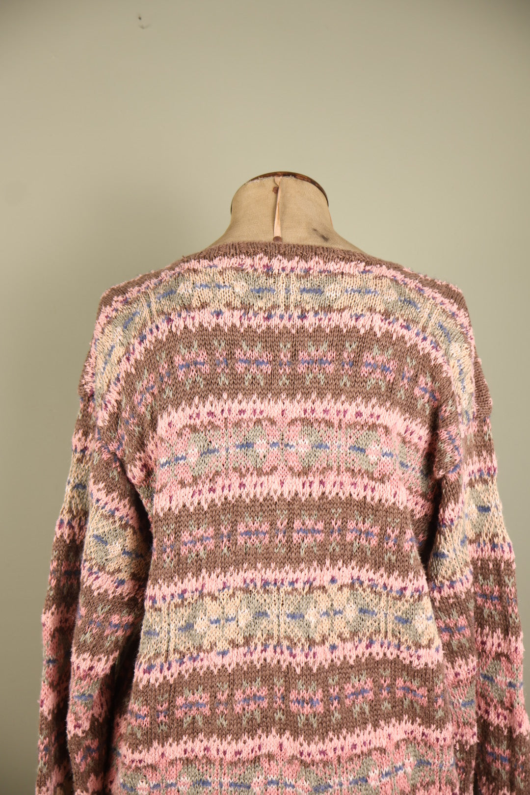 Ralph Lauren Vintage Fair Isle Hand Knit Jumper