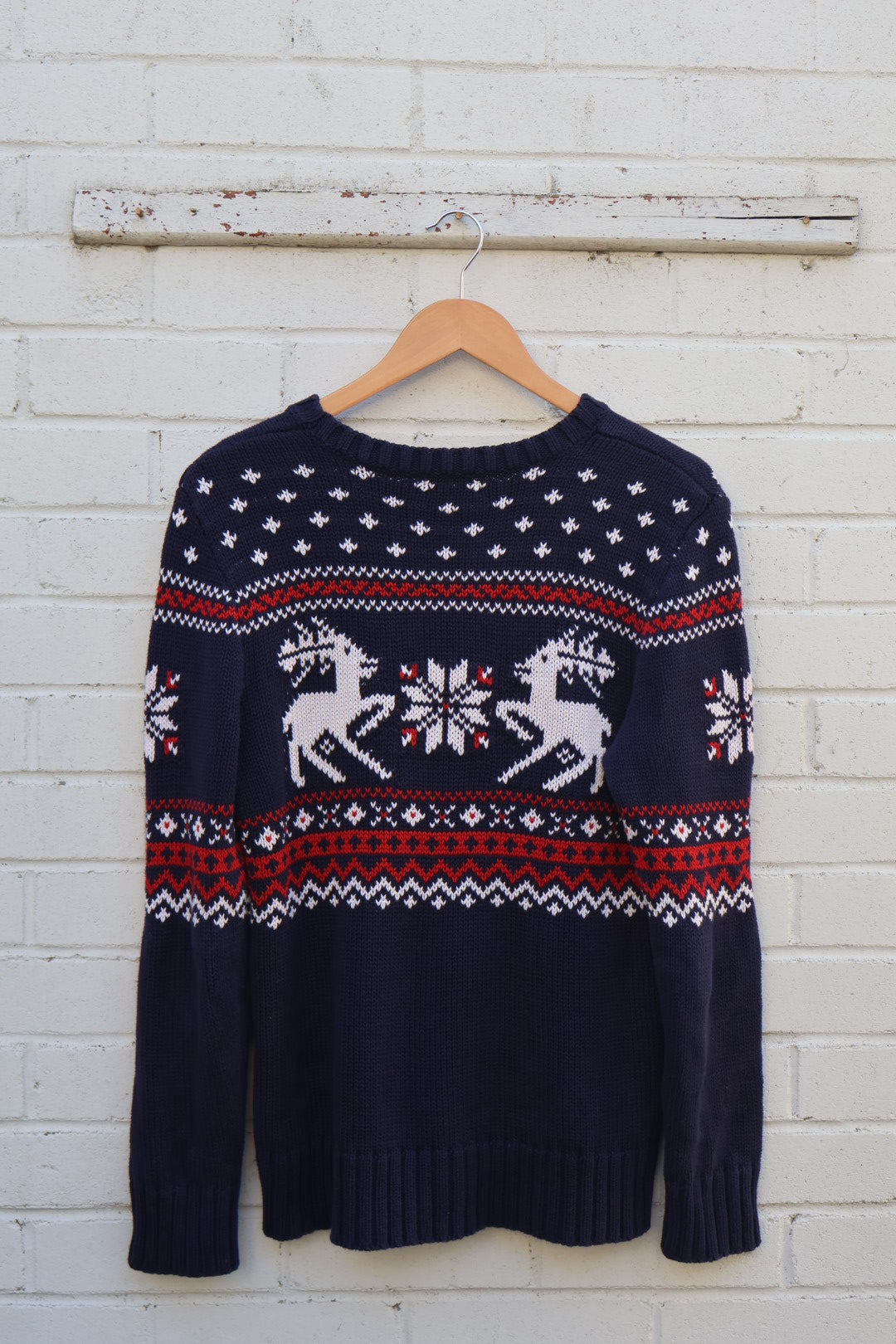 Rare Ralph Lauren Vintage Christmas Winter Long Sleeved Jumper