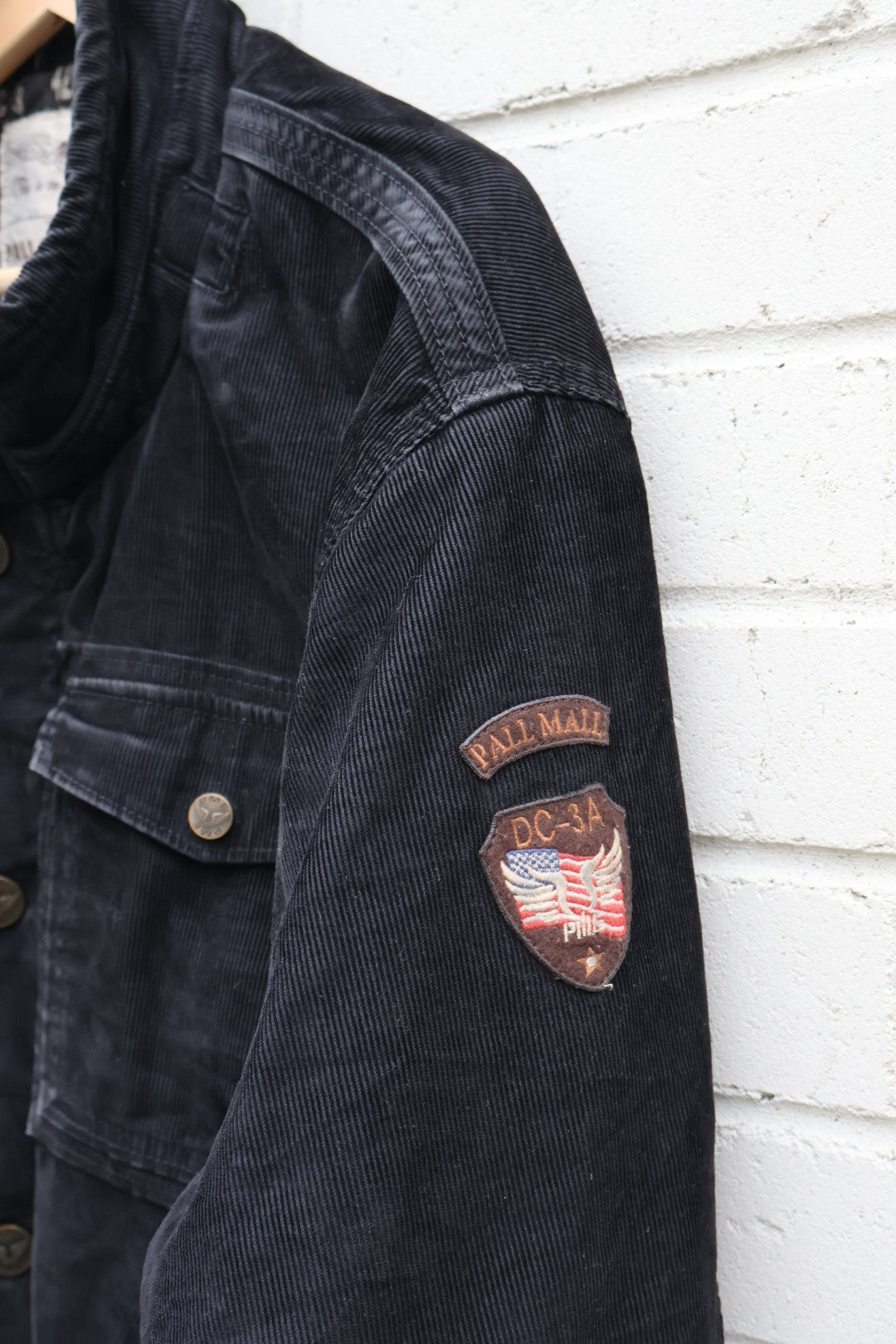Pall Mall Vintage Black Corduroy American Jacket