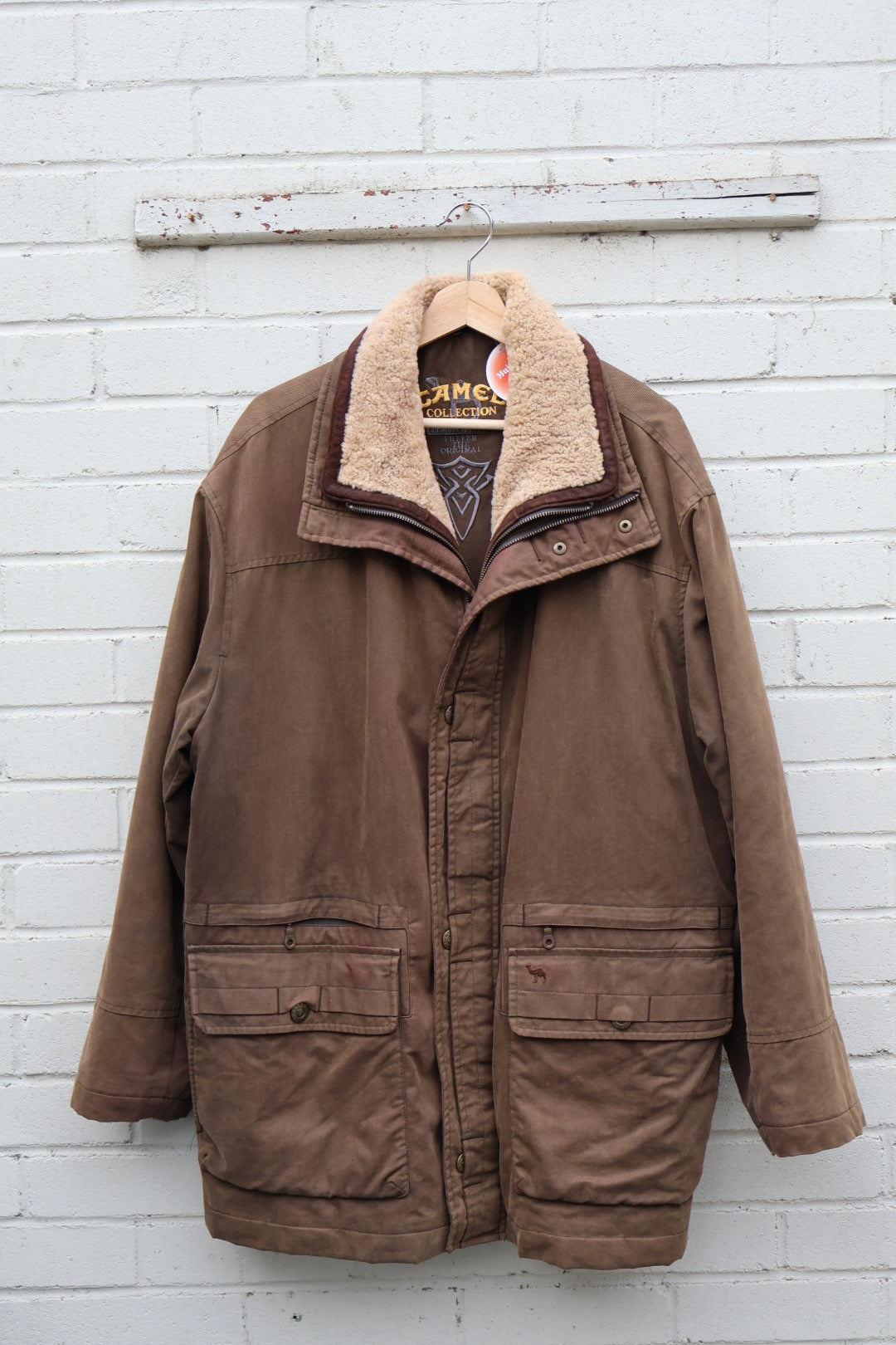 ジャケット・アウター 80s CAMEL TROPHY A-2 real leatherblouson A1 FASHION GOODS Mens Real Leather Jacket Vintage Brown Rub