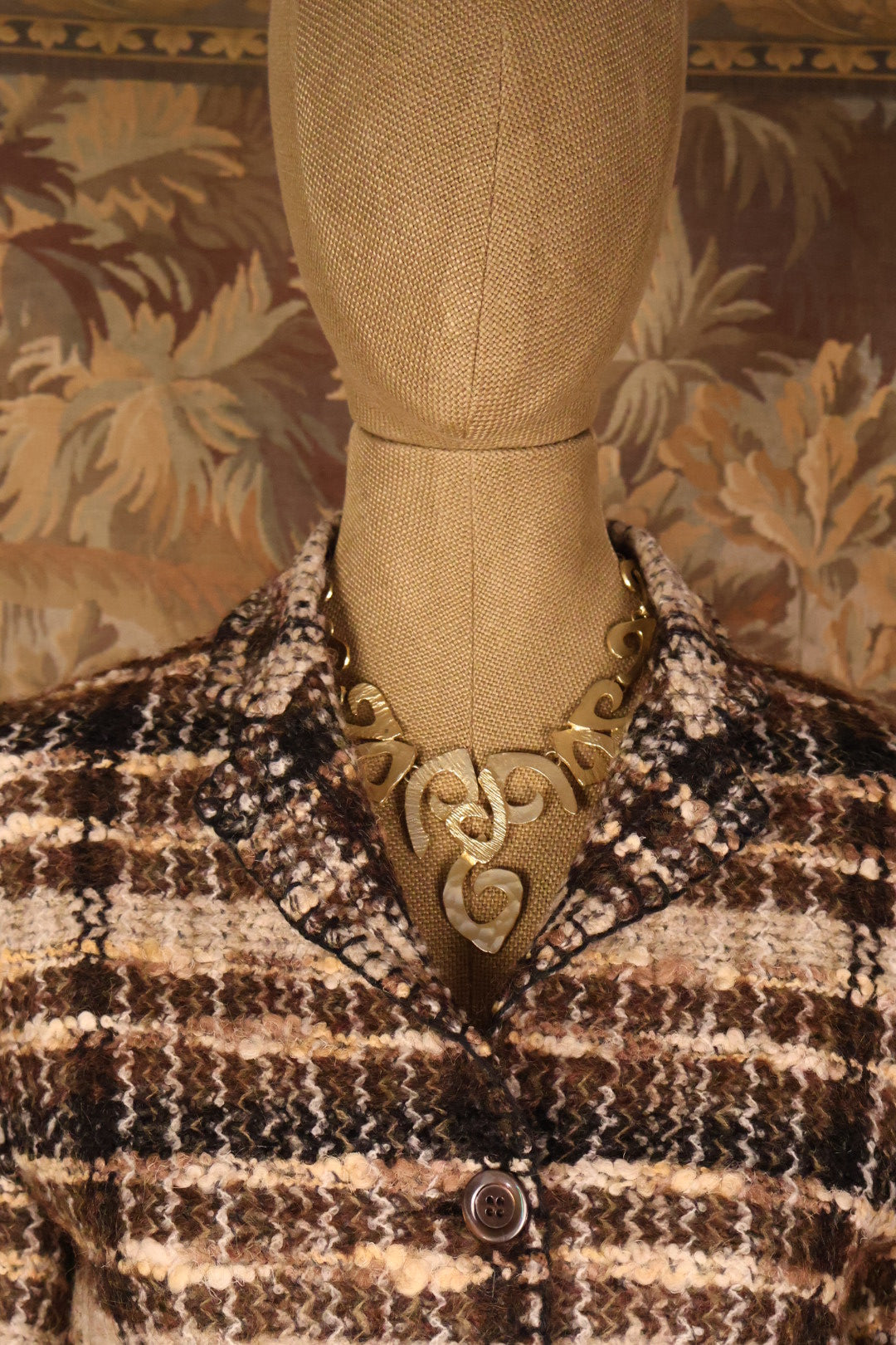 Moschino Couture Brown Tweed Blazer