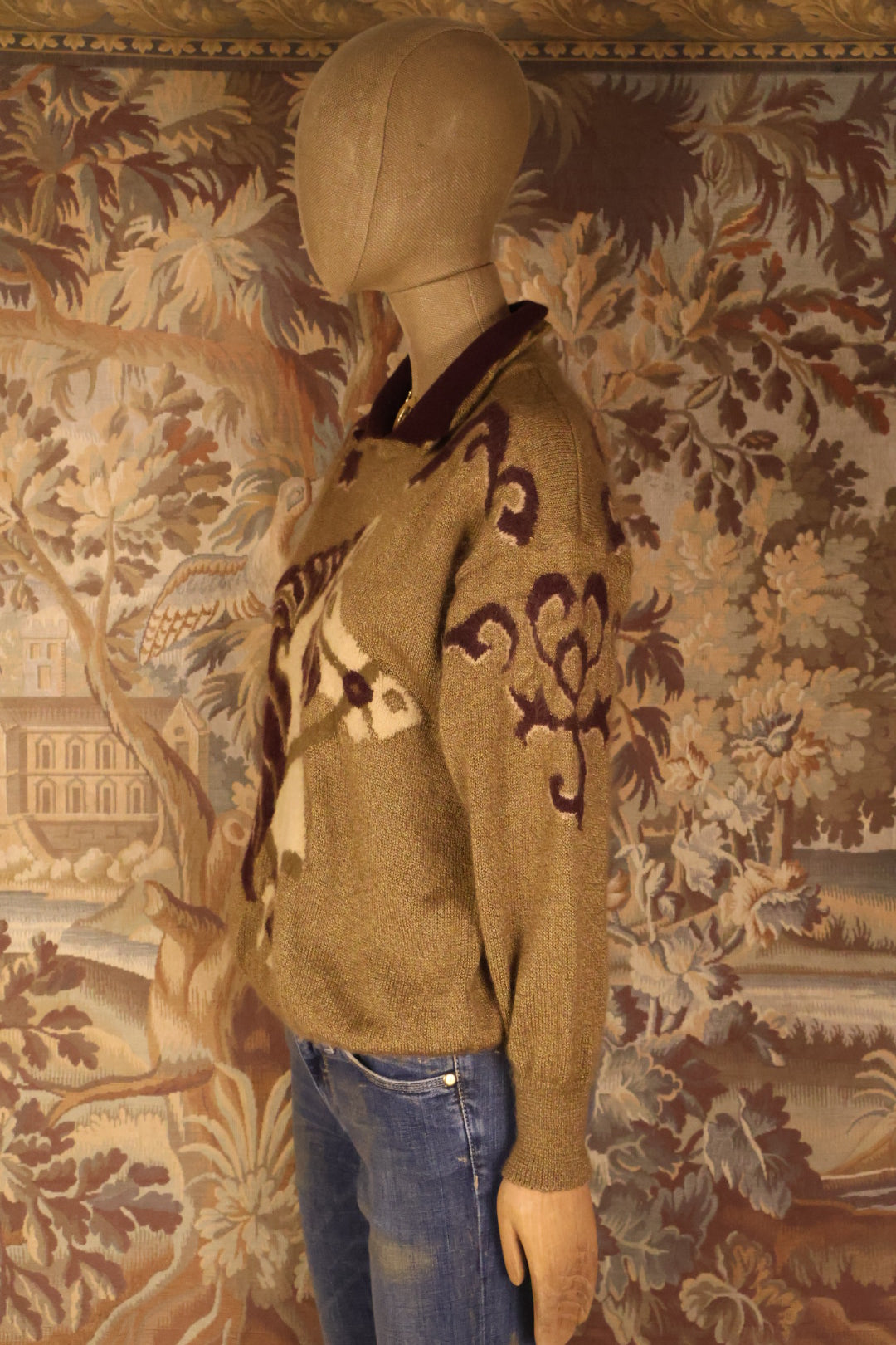 Escada Designer Vintage Horse Jumper